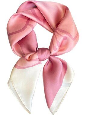 Satin Bandanas Head A8 Pink Scarf Women Lightweight Silk Hair Wrap Sleep Scarf